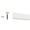 Ekena Millwork 5 3/8"H x 5/8"P x 96"L Shiplap/Nickel Gap Planking Moulding, PVC MLD05X01X96PLSWPV - alternate 4